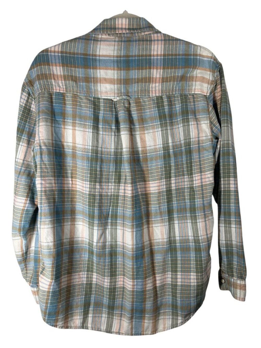 American Eagle Plaid Flannel Shirt Sz XS Pearl Snap Grunge Longsleeve Streetwear - Picture 9 of 14